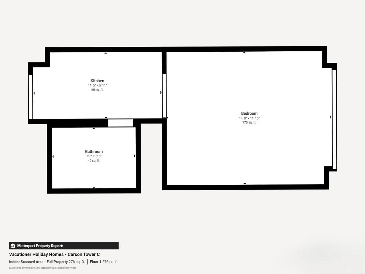 Carson C - Spacious Studio With Golf Course Views Dubai